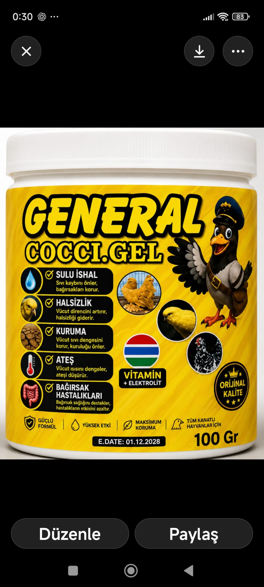 cocci gel